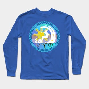 Baybayin word Alon (Wave) Long Sleeve T-Shirt